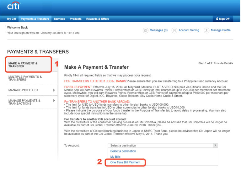 Citibank Credit Card Pay Bill