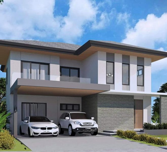 Single Detached Elegant House and Lot For Sale in Antipolo City - Facade Morning View